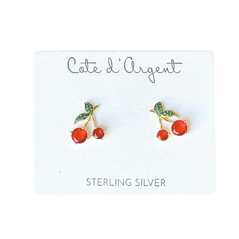 Cote d Argent Cherry Earrings